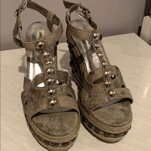 New in box Naughty Monkey studded sandal - 7.5